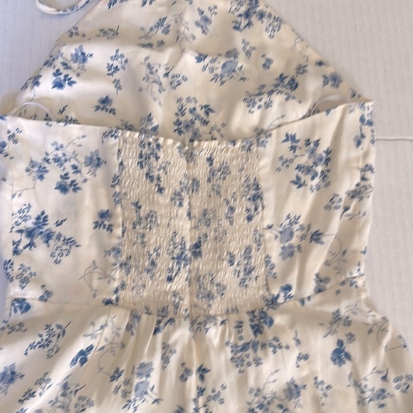 Reformation Lula Tasha Halterneck Woven Mini Dress. Size 0. P/65/A1647 - Picture 7 of 10
